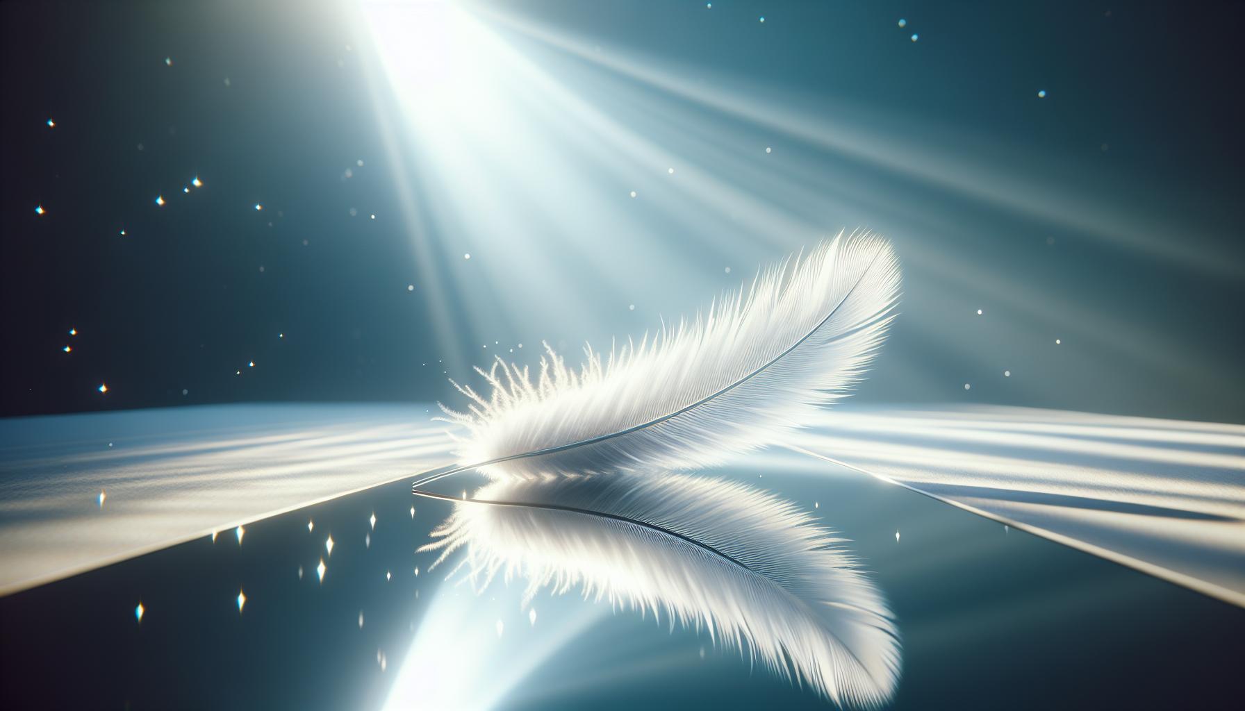 Pluma Blanca: Descubre su Significado Espiritual y Mensajes Angélicos